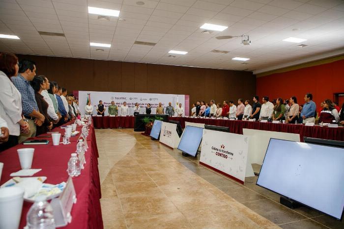 Instalan Puesto de Comando en Colima ante temporada de lluvias y ciclones 2026