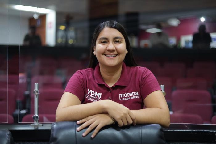 Yommira Barreto buscará la coordinación municipal de Tecomán en defensa de la 4T