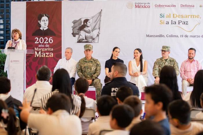 Arranca campaña ‘Sí al Desarme, Sí a la Paz’ en Manzanillo 