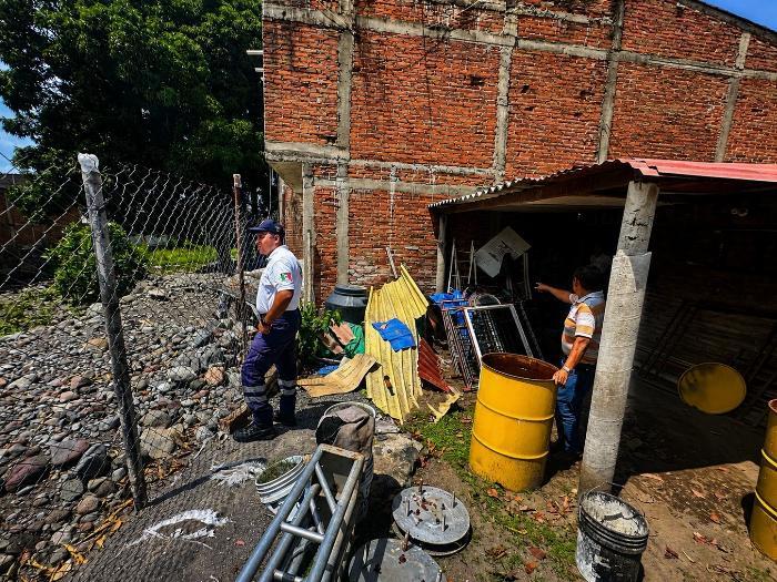 Ante el riesgo de inundaciones, realizan censo de viviendas en peligro en Colima
