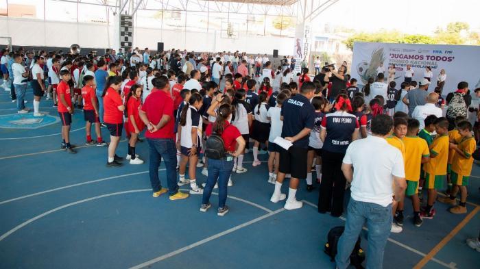 Inauguran la fase estatal del Torneo Nacional de Futbol Escolar