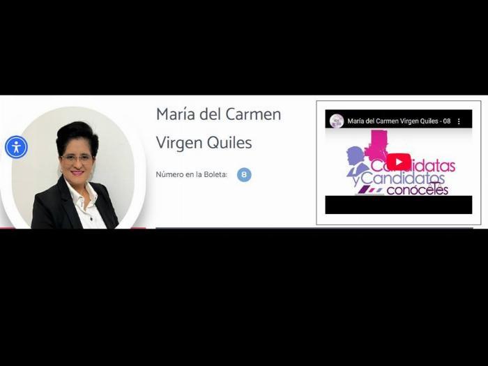 Conóceles: Va Carmen Virgen por la prevención de la corrupción y la impunidad en el Poder Judicial