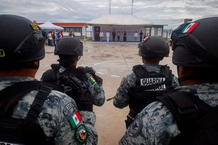 Inauguran de nuevas instalaciones de la GN en Cerro de Ortega, Tecomán