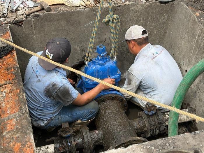 CIAPACOV moderniza válvulas e infraestructura hidráulica que abastece al municipio de Colima