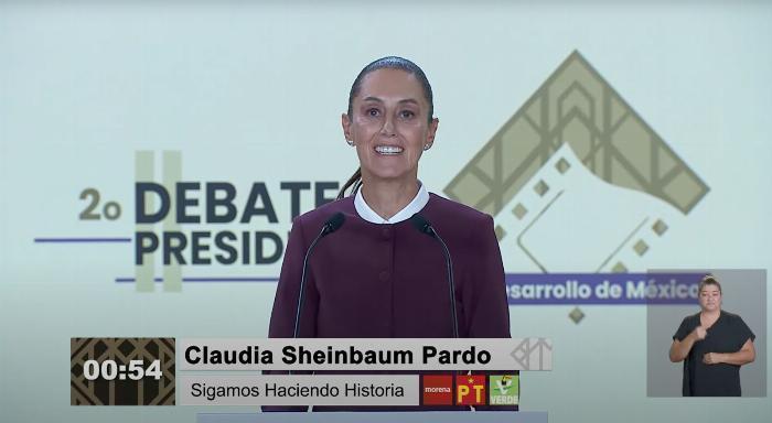 Claudia Sheinbaum planteó 32 propuestas durante el debate presidencial