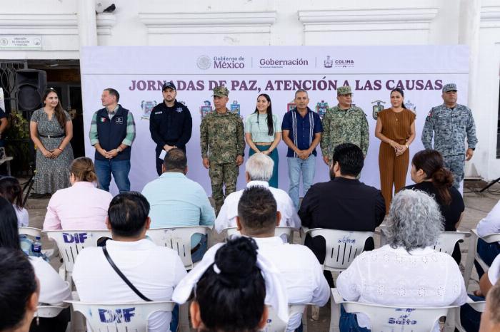 Llevan las Jornadas de Paz a Minatitlán; se atienden temas de seguridad, prevención y atención, señala Indira Vizcaíno